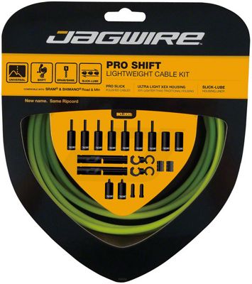 Jagwire Pro Shift Universal Gear Cable Kit - Organic Green, Organic Green